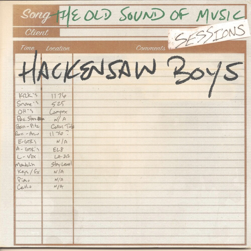 the album cover for Hackensaw Boys - Old Sound Of Music Sessions