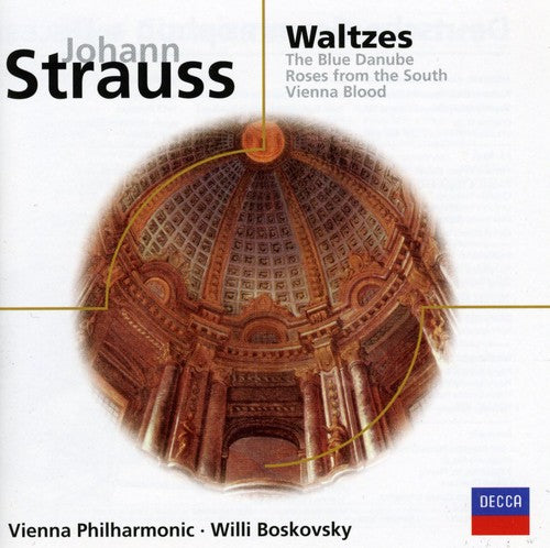 the album cover for Wiener Philharmoniker - Waltzes - Eloquence