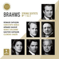 the album cover for Renaud Capucon - Brahms: String Sextets Nos. 1 & 2 - Live from Aix Easter Festival 2016