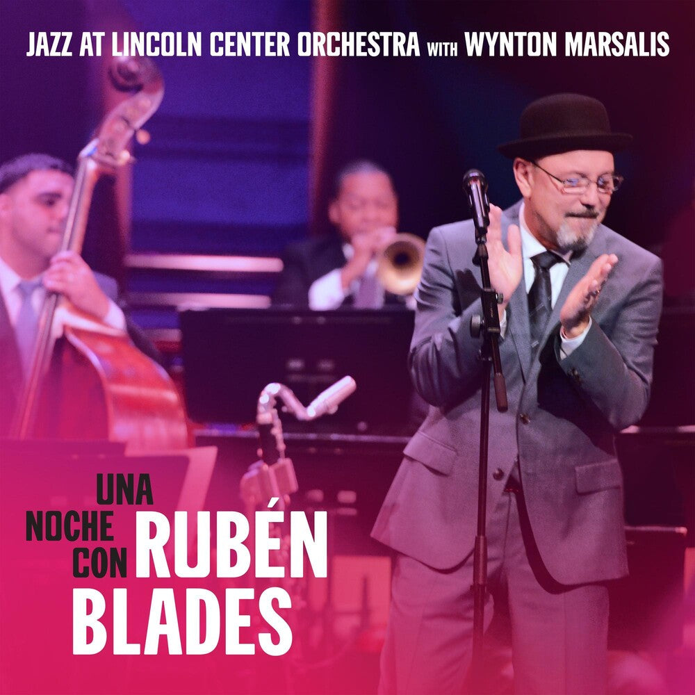 the album cover for The Jazz At Lincoln Center Orchestra With Wynton Marsalis - Una Noche Con Ruben Blades