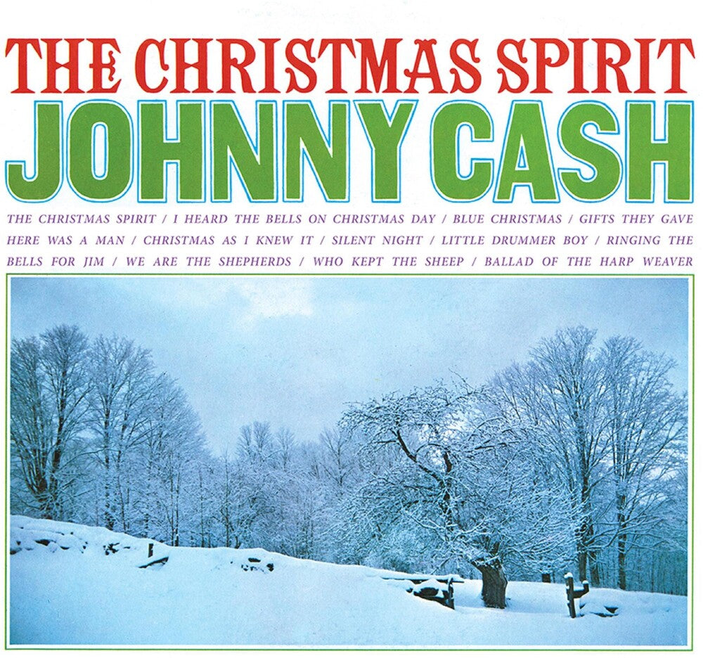 the album cover for Johnny Cash - Christmas Spirit (Audp) (Gate) [Limited Edition] [180 Gram]