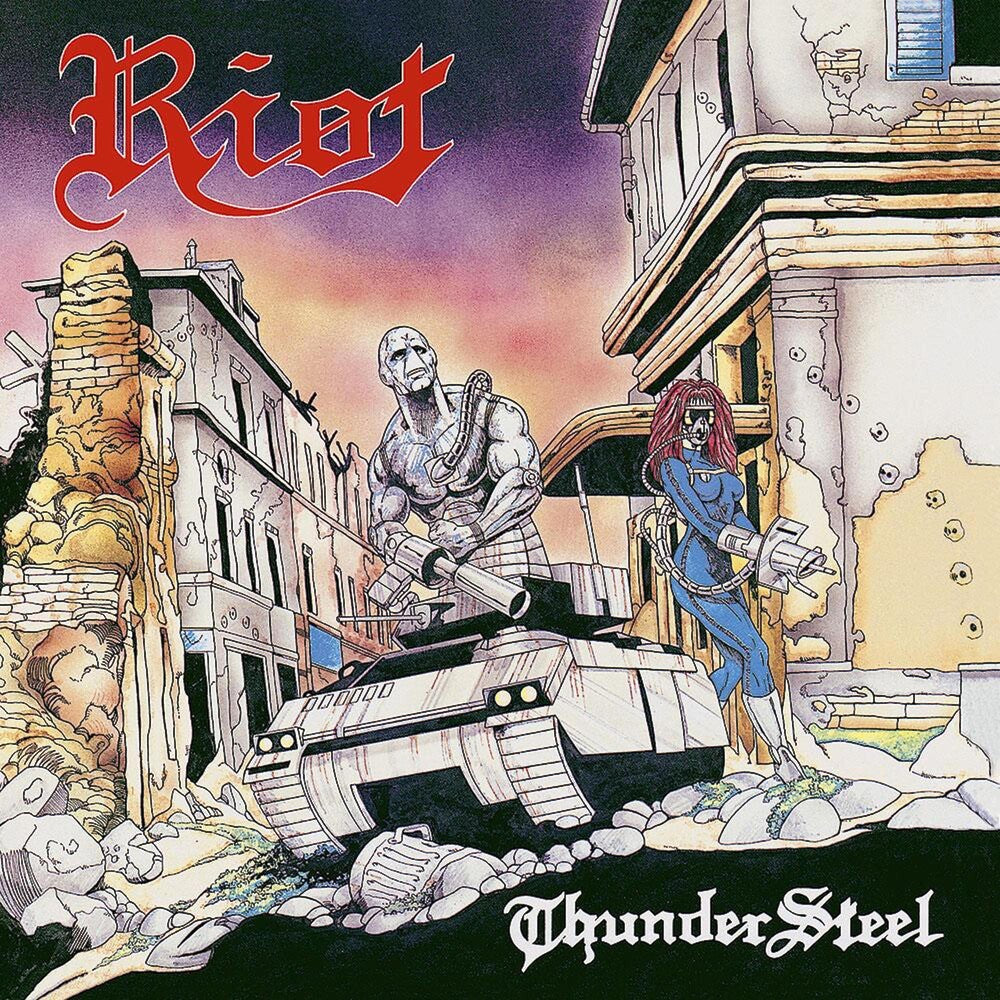 the album cover for Riot - Thundersteel (30th Anniversary Edition)