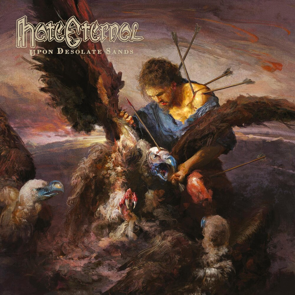 the album cover for Hate Eternal - Upon Desolate Sands [LP]