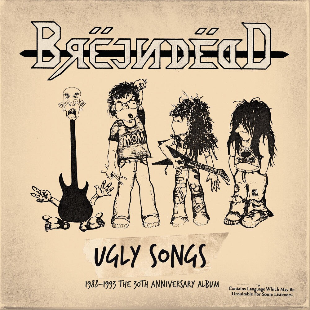 the album cover for Brejndead - Ugly Songs 1988-1993