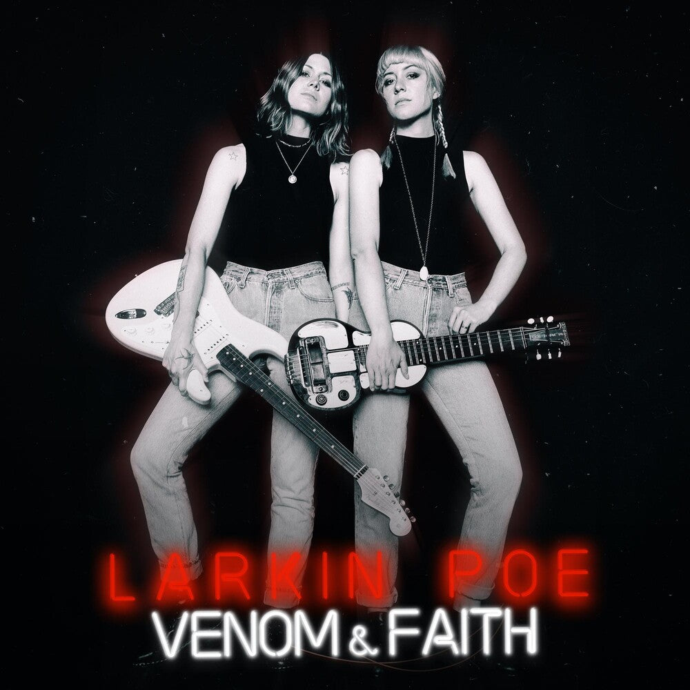 the album cover for Larkin Poe - Venom & Faith