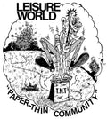 the album cover for Leisure World - Paper-thin Community