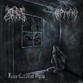 the album cover for Kveste / Neftaraka - Finis Coronat Opus