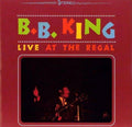 the album cover for B.B. King - Live At The Regal [Translucent Sea Blue LP]