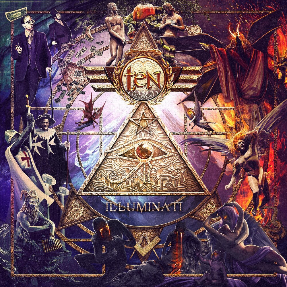 the album cover for Ten - Illuminati