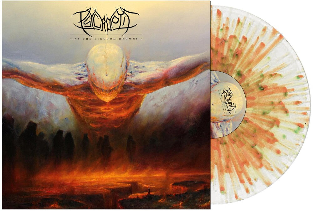 the album cover for Psycroptic - As The Kingdom Drowns