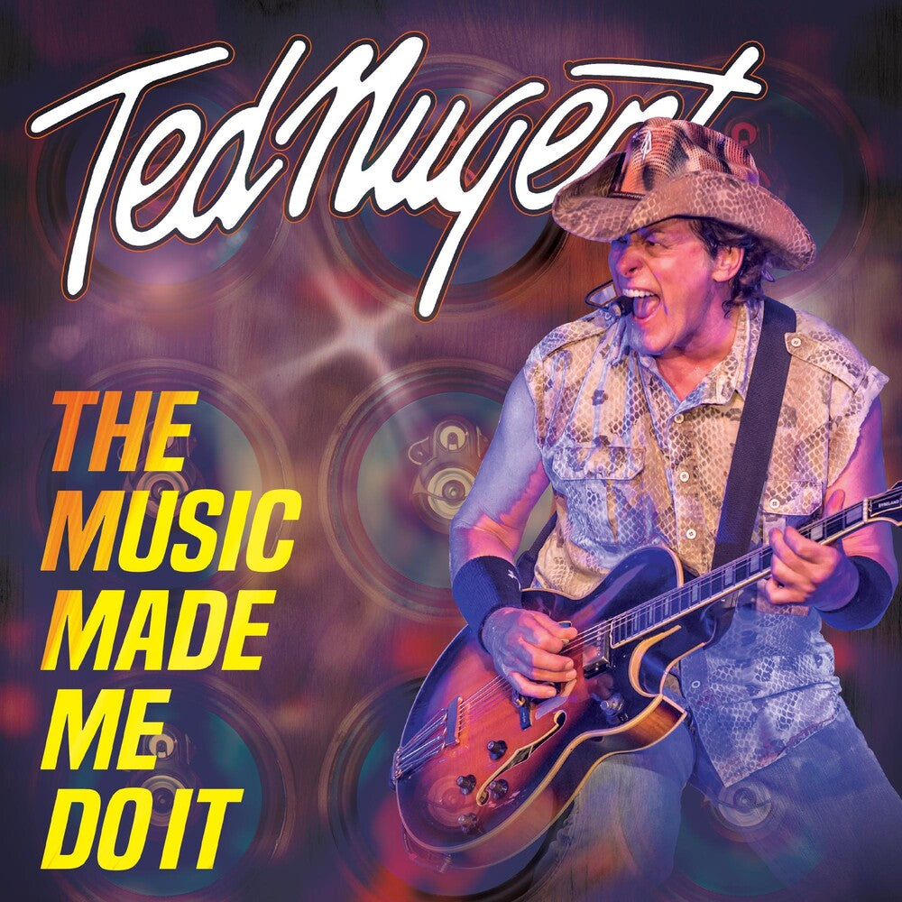 the album cover for Ted Nugent - The Music Made Me Do It
