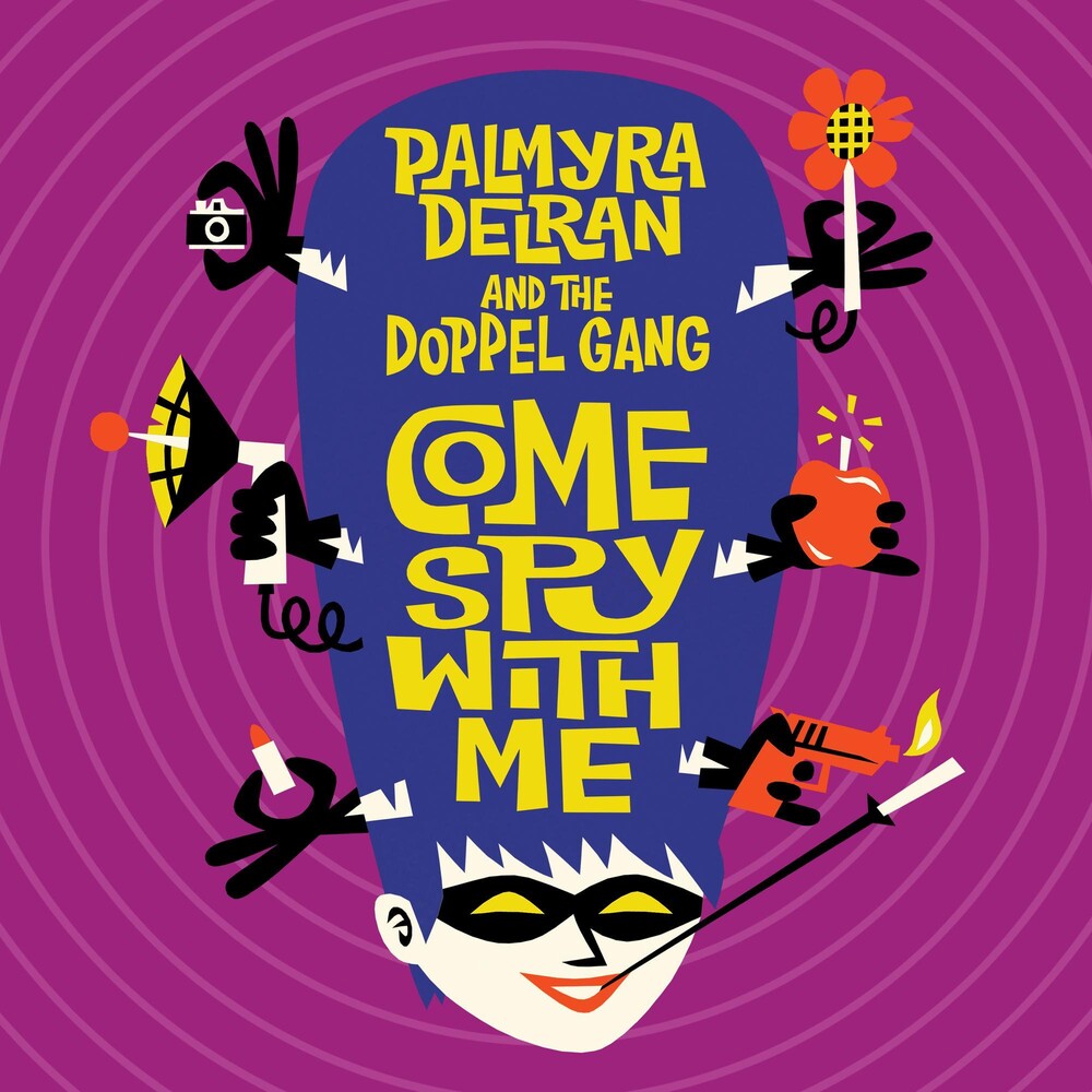 the album cover for Palmyra Delran / Doppel Gang - Come Spy With Me