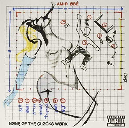 the album cover for Amir Obe - None Of The Clocks Work