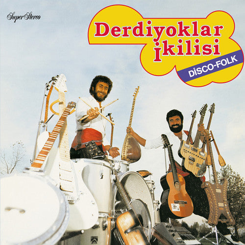 the album cover for Derdiyoklar Ikilisi - Disco-folk