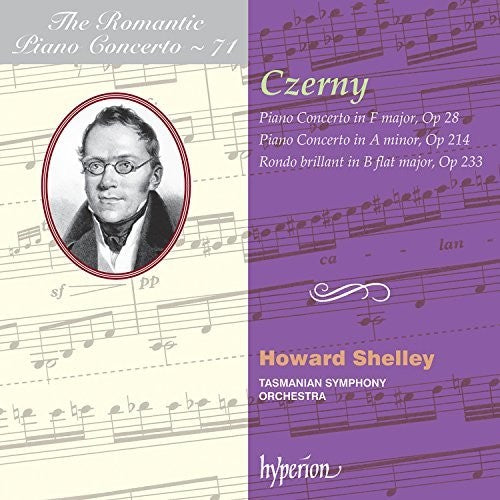 the album cover for Howard Shelley - The Romantic Piano Concerto, Vol.71