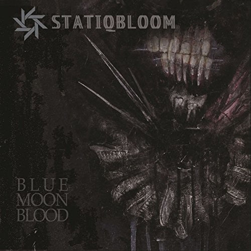 the album cover for Statiqbloom - Blue Moon Blood