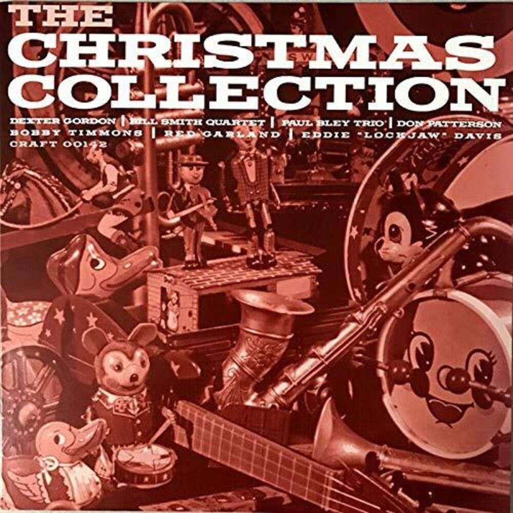 the album cover for Various Artists - The Christmas Collection - Prestige [Indie Exclusive Limited Edition Translucent Red Vinyl]