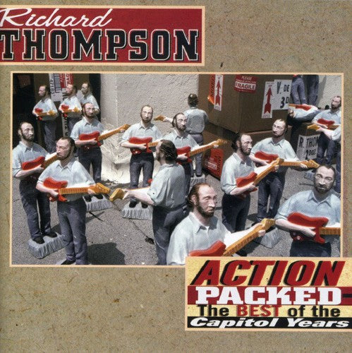 the album cover for Richard Thompson - Action Packed: The Best Of The Capitol Years