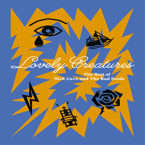 the album cover for Nick Cave & The Bad Seeds - Lovely Creatures: The Best of Nick Cave and The Bad Seeds (1984-2014) [3CD+DVD]