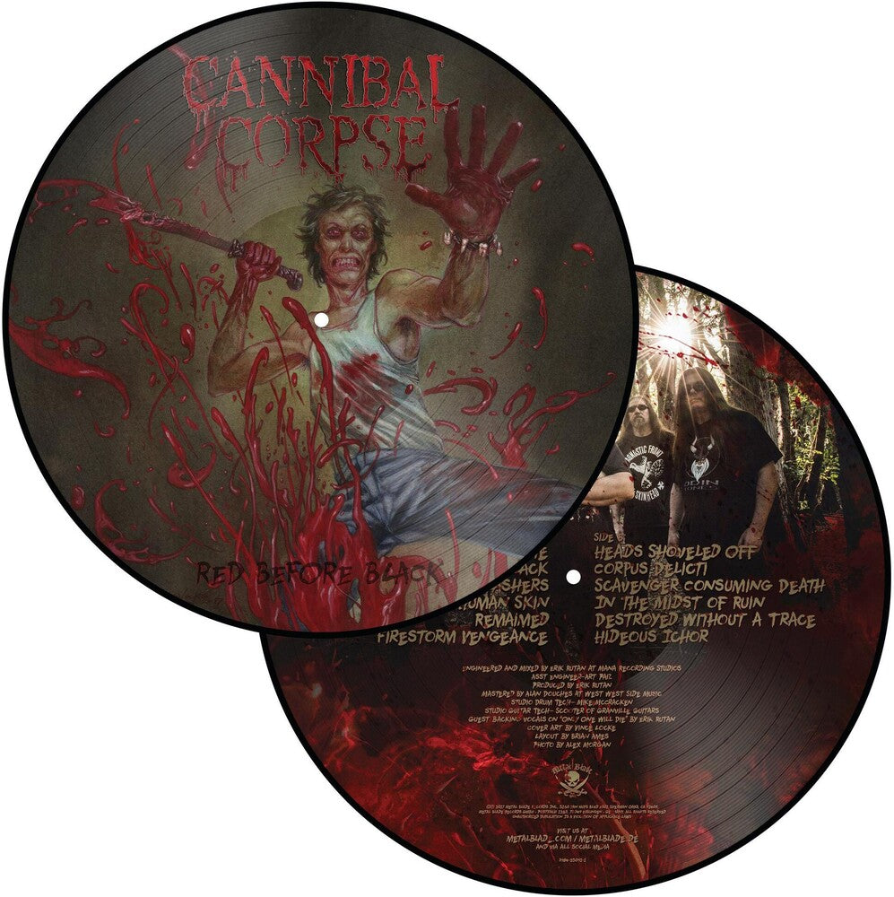 the album cover for Cannibal Corpse - Red Before Black