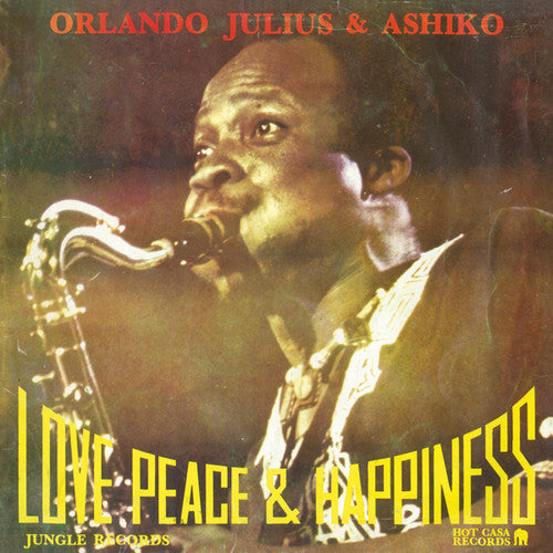 the album cover for Julius / Orlando Ashiko - Love Peace & Happiness