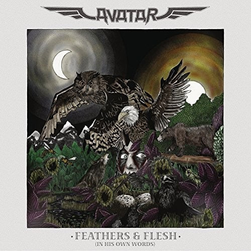 the album cover for Avatar - Feathers & Flesh (In His Own Words) [Import]