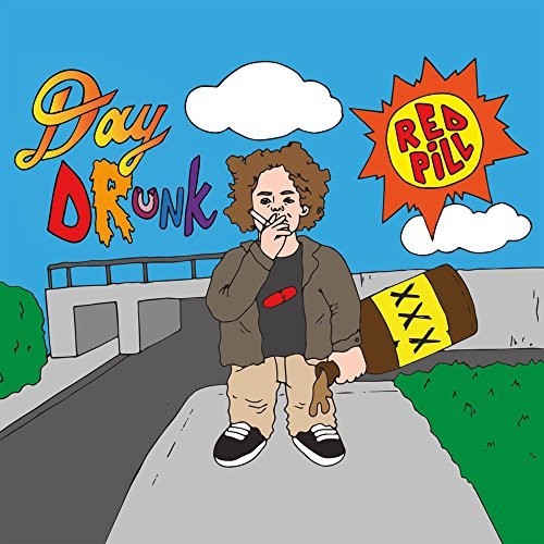 the album cover for Red Pill - Day Drunk