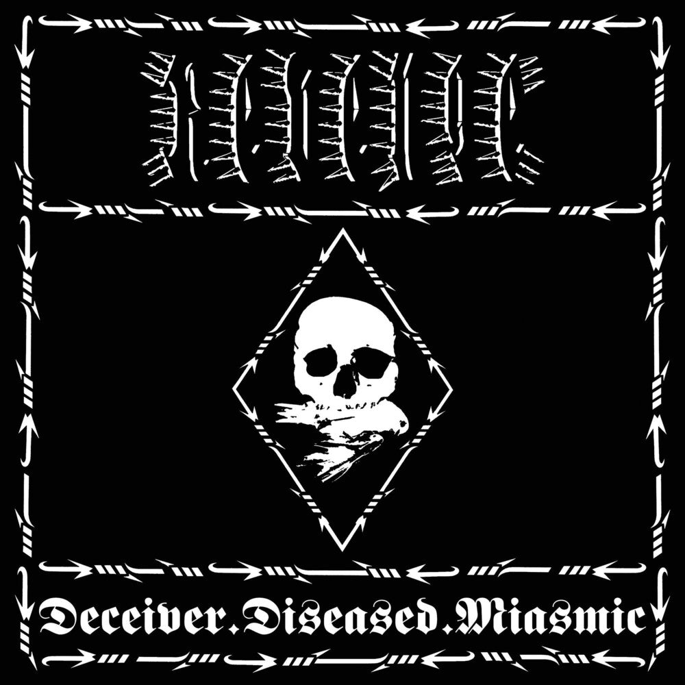 the album cover for Revenge - Deceiver.Diseased.Miasmic