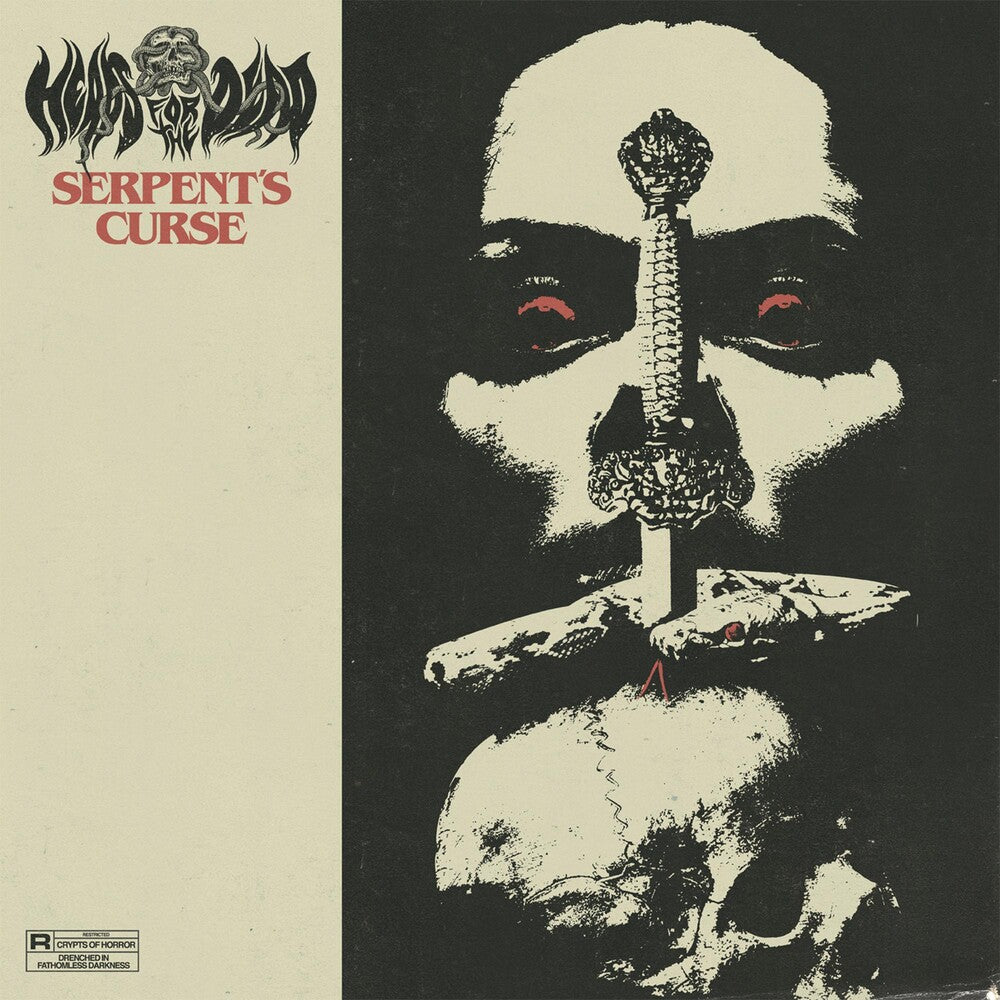 the album cover for Heads For The Dead - Serpent's Curse