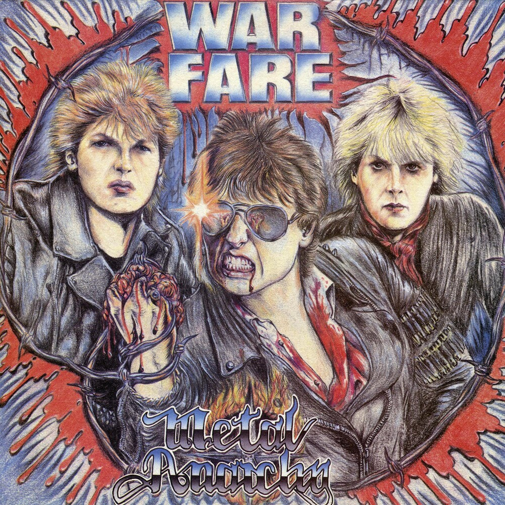 the album cover for Warfare - Metal Anarchy