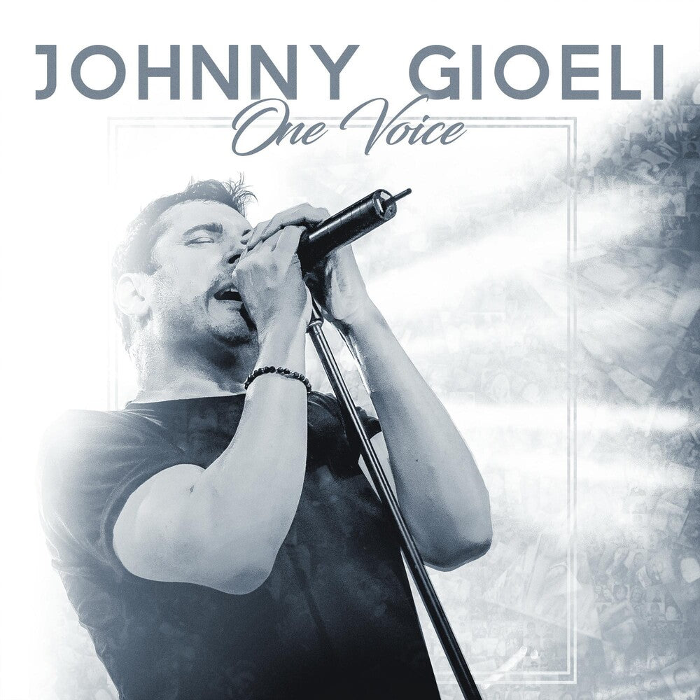 the album cover for Johnny Gioeli - One Voice