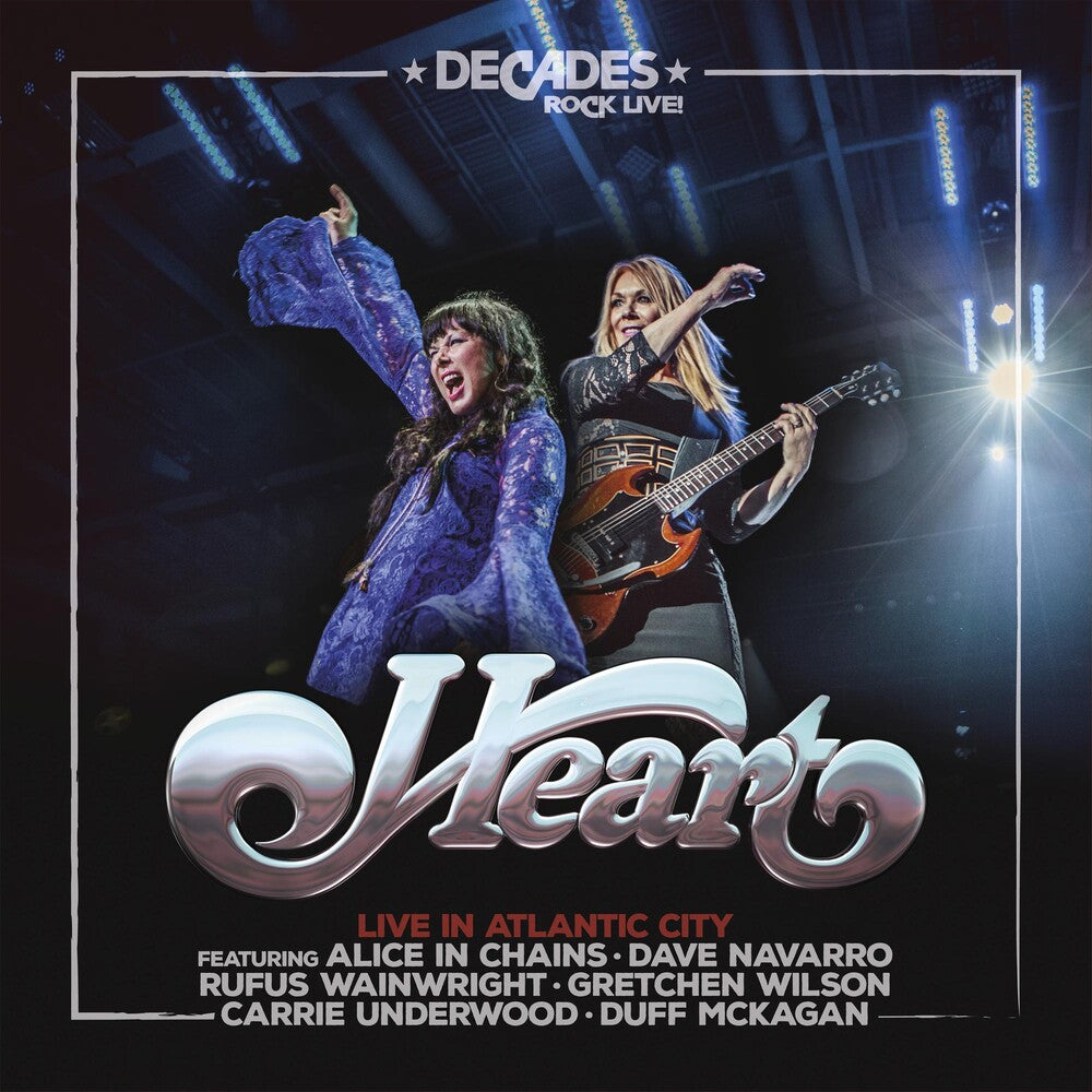 the album cover for Heart - Live In Atlantic City [CD/Blu-ray]