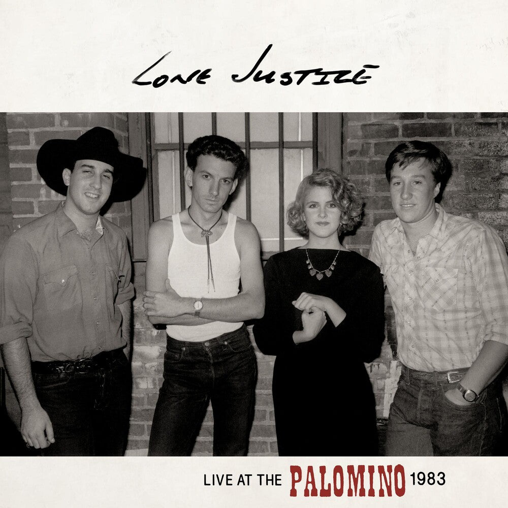 the album cover for Lone Justice - Live At The Palomino