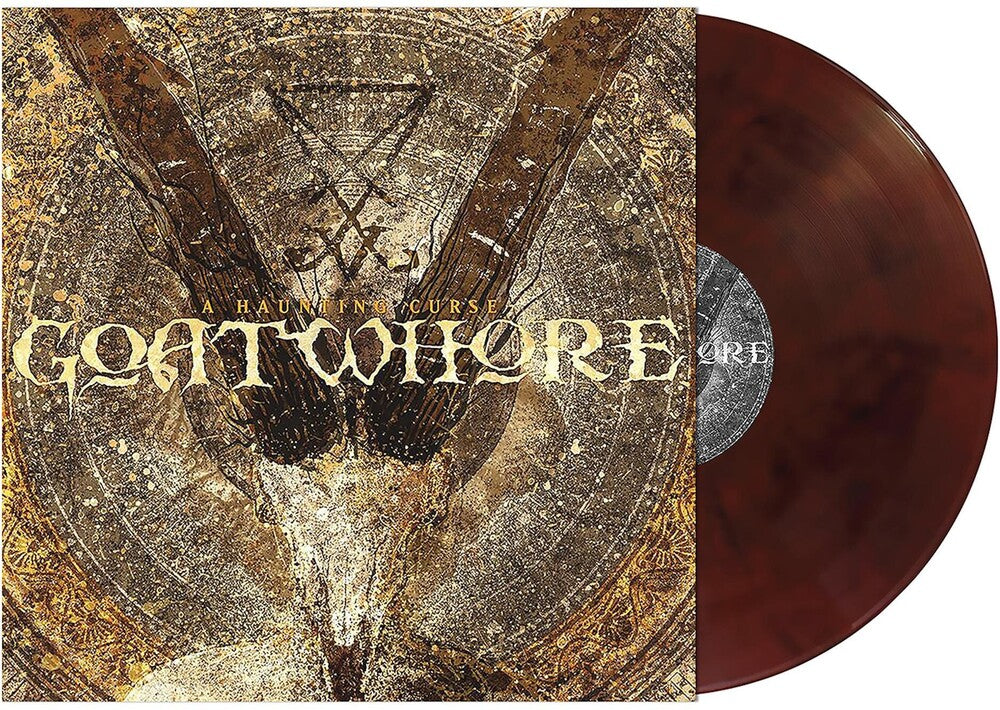 the album cover for Goatwhore - Haunting Curse