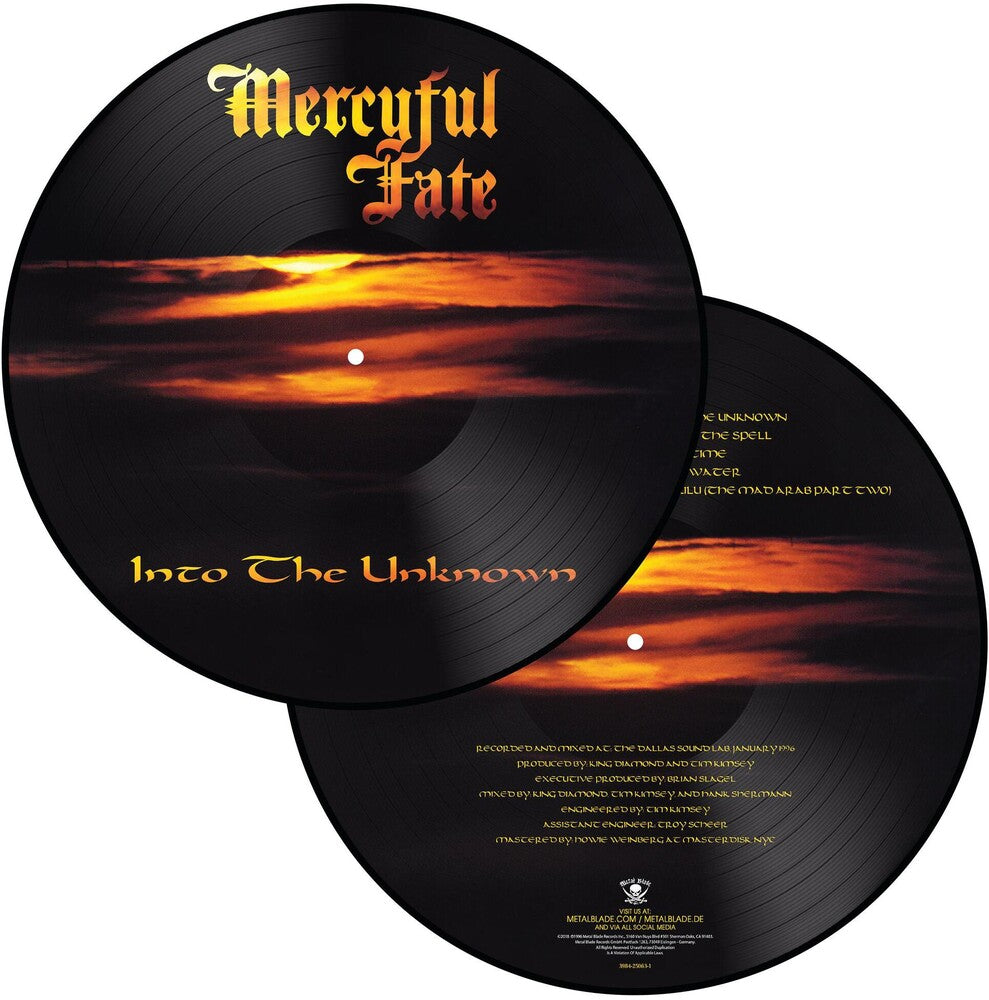 the album cover for Mercyful Fate - Into The Unknown