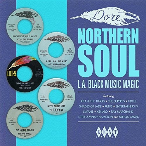 the album cover for Dore Northern Soul LA Black Music Magic / Var - Dore Northern Soul: L.A. Black Music Magic / Various