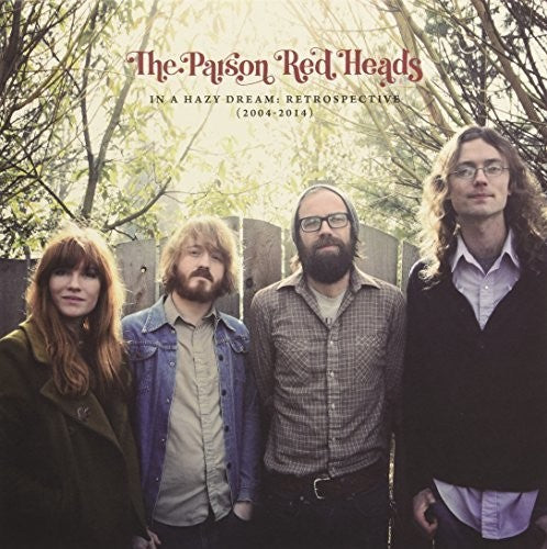 the album cover for Parson Red - In A Hazy Dream: Retrospective 04-14 (Red Vinyl)