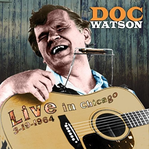 the album cover for Doc Watson - Doc Watson - Live From Chicago, March 1964: Vol. 1