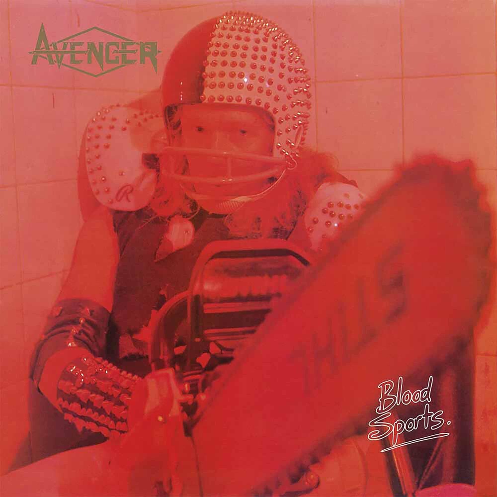 the album cover for Avenger - Blood Sports