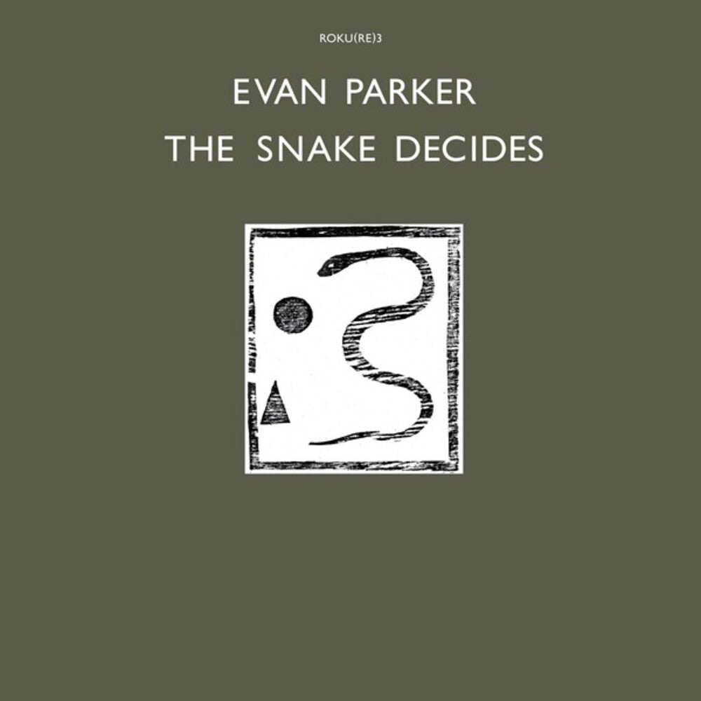 the album cover for Evan Parker - Snake Decides