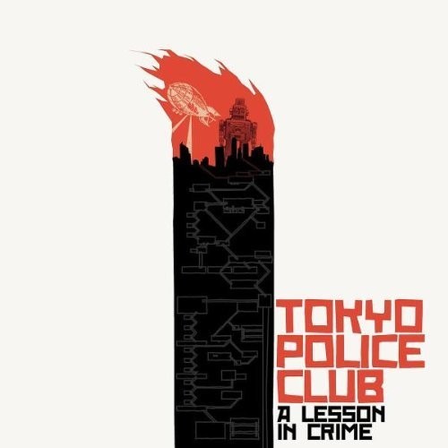 the album cover for Tokyo Police Club - Lesson In Crime
