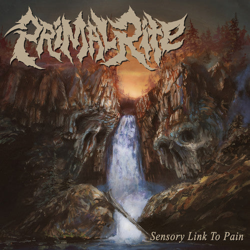 the album cover for Primal Rite - Sensory Link To Pain