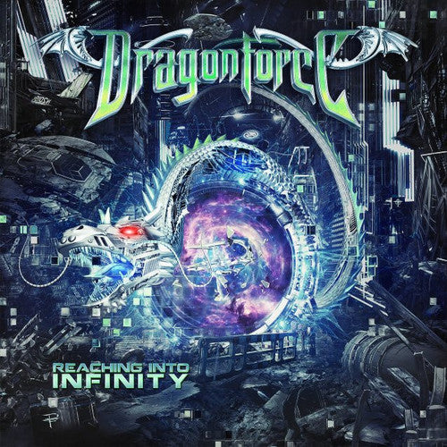 the album cover for DRAGONFORCE - Reaching Into Infinity [LP]