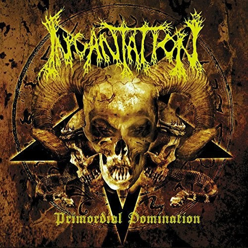 the album cover for Incantation - Primordial Domination