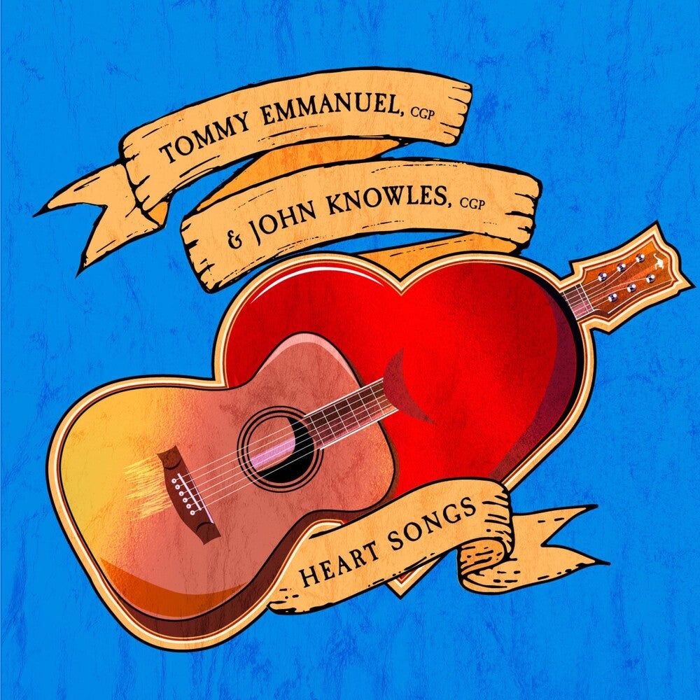 the album cover for Tommy Emmanuel - Heart Songs