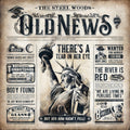 the album cover for The Steel Woods - Old News