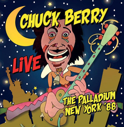 the album cover for Chuck Berry - Live Palladium New York '88