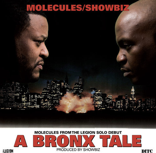 the album cover for Molecules & Showbiz - A Bronx Tale