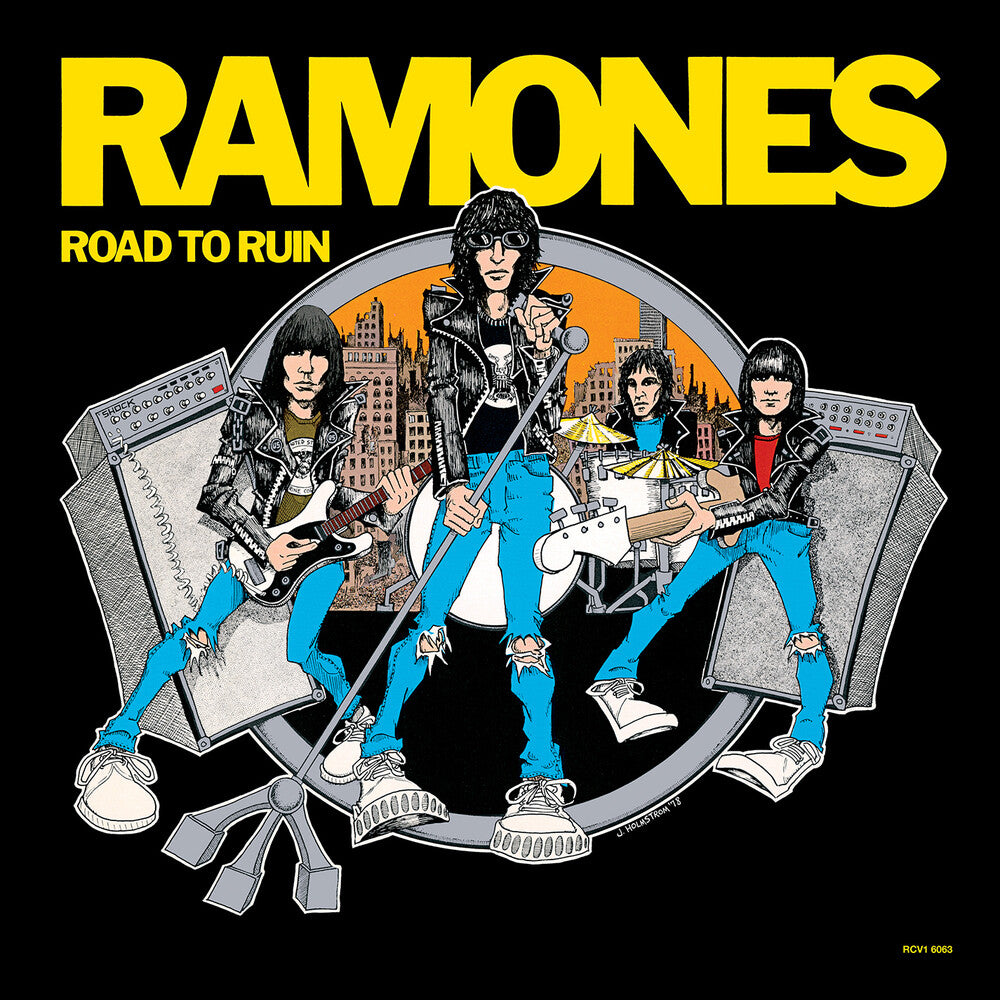 the album cover for Ramones - Road To Ruin [SYEOR Exclusive 2019 Blue LP]