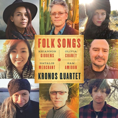 the album cover for The Kronos Quartet - Folk Songs [LP]